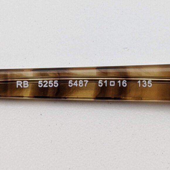 🕶️Ray-Ban RB5255 5487 Eyeglasses 51/16 135 /KAA530🕶️​ - Picture 3 of 6